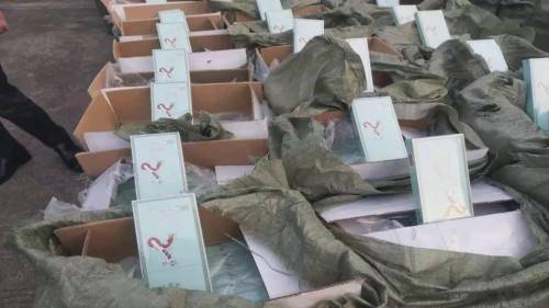 来宾市成功破获特大销售假冒走私卷烟案，涉案货值逾1100万元